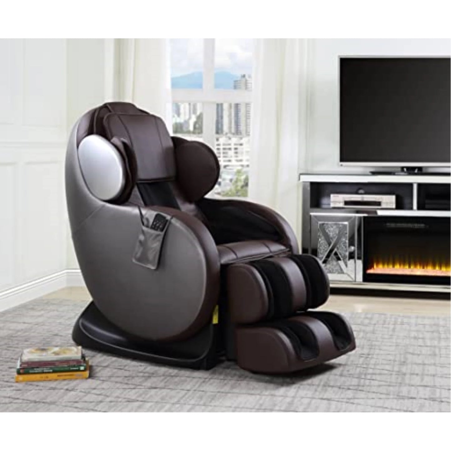 LV00569 - Massage Chair, Chocolate PU - Pacari